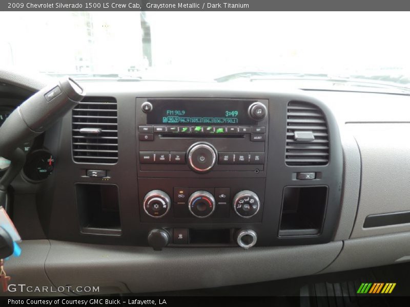 Graystone Metallic / Dark Titanium 2009 Chevrolet Silverado 1500 LS Crew Cab