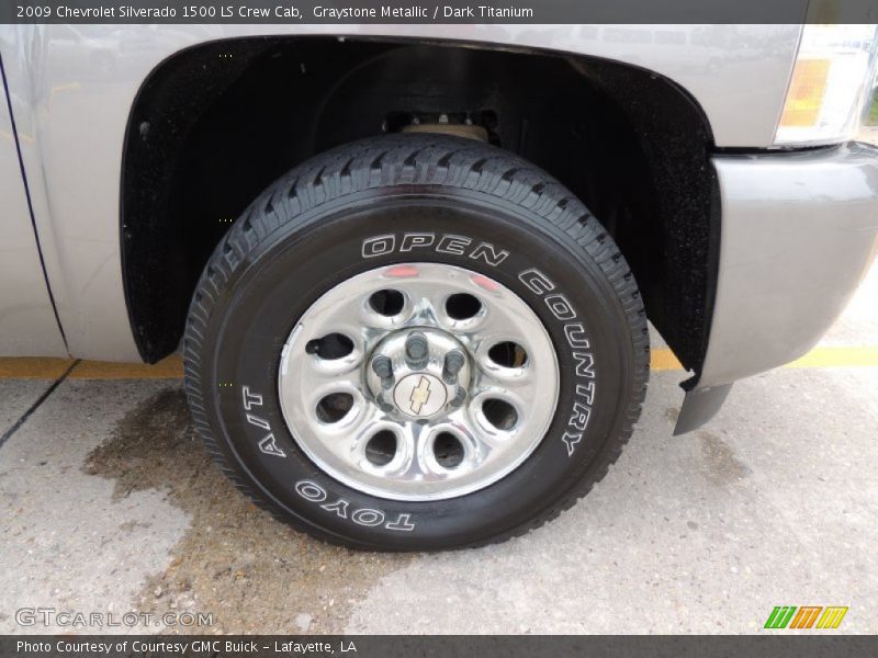 Graystone Metallic / Dark Titanium 2009 Chevrolet Silverado 1500 LS Crew Cab