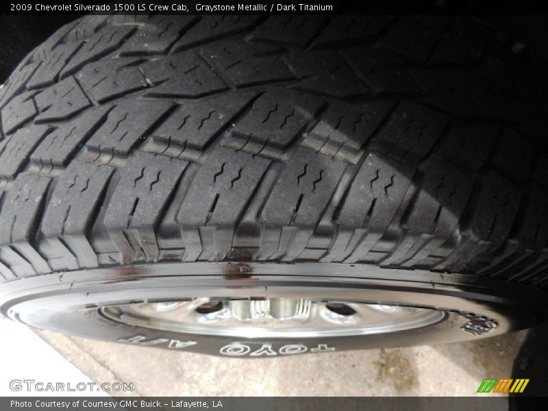 Graystone Metallic / Dark Titanium 2009 Chevrolet Silverado 1500 LS Crew Cab