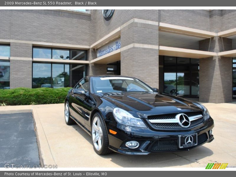 Front 3/4 View of 2009 SL 550 Roadster