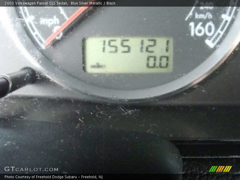 Blue Silver Metallic / Black 2003 Volkswagen Passat GLS Sedan