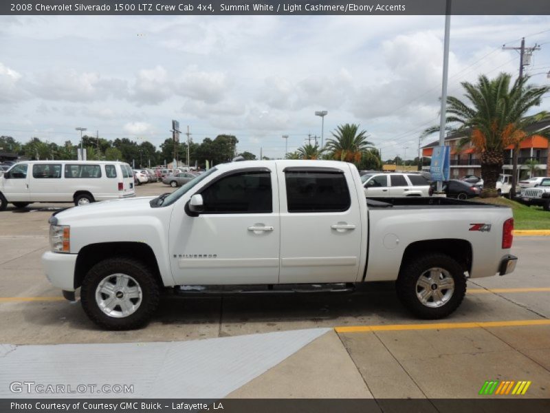 Summit White / Light Cashmere/Ebony Accents 2008 Chevrolet Silverado 1500 LTZ Crew Cab 4x4