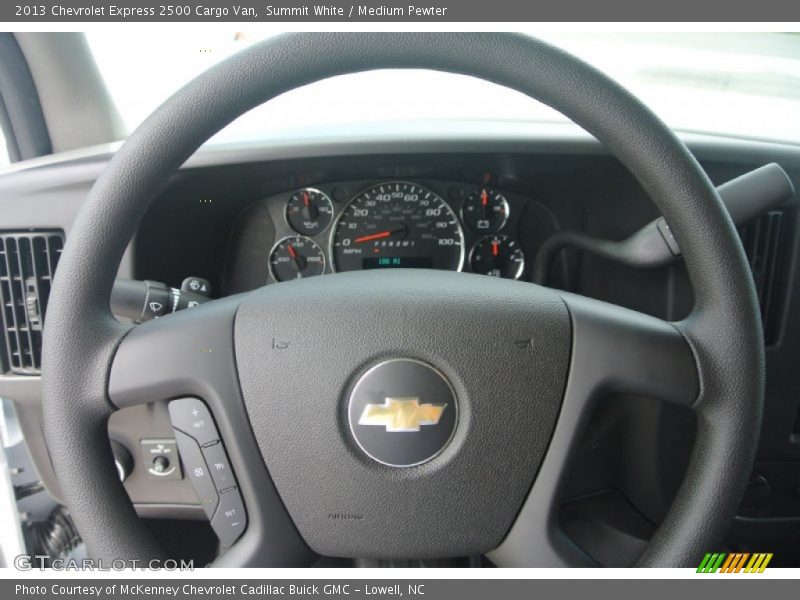 Summit White / Medium Pewter 2013 Chevrolet Express 2500 Cargo Van