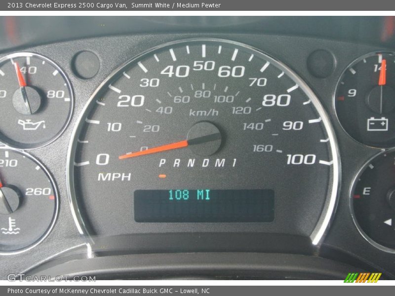 Summit White / Medium Pewter 2013 Chevrolet Express 2500 Cargo Van