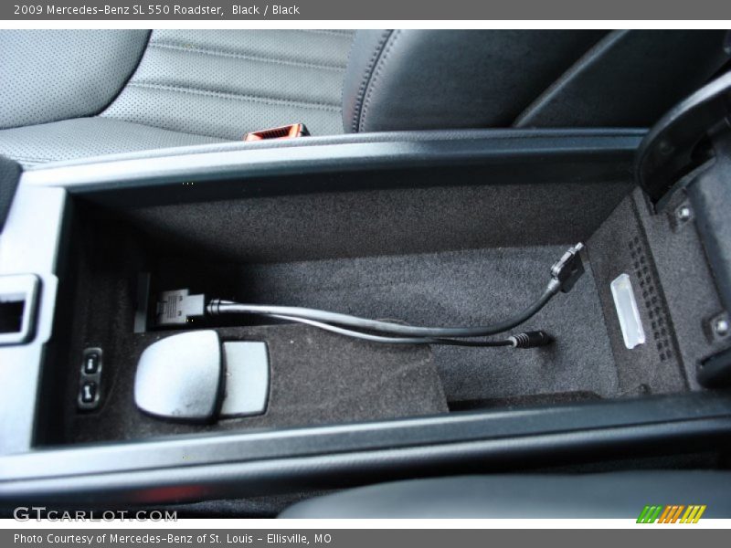Black / Black 2009 Mercedes-Benz SL 550 Roadster
