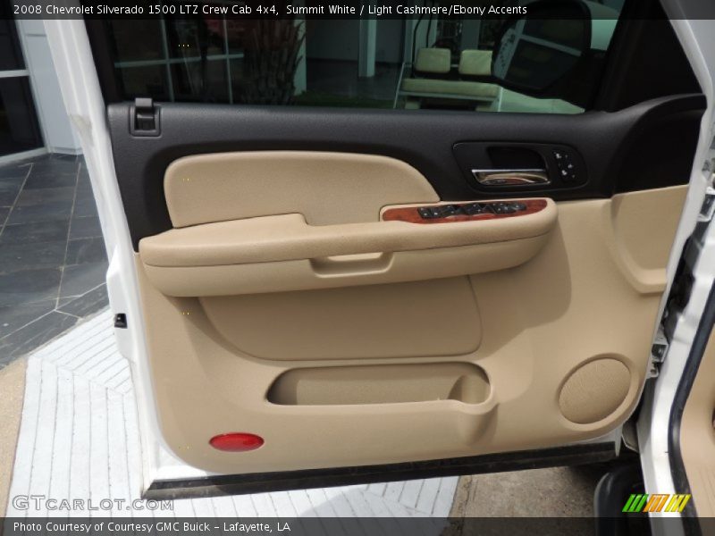 Summit White / Light Cashmere/Ebony Accents 2008 Chevrolet Silverado 1500 LTZ Crew Cab 4x4