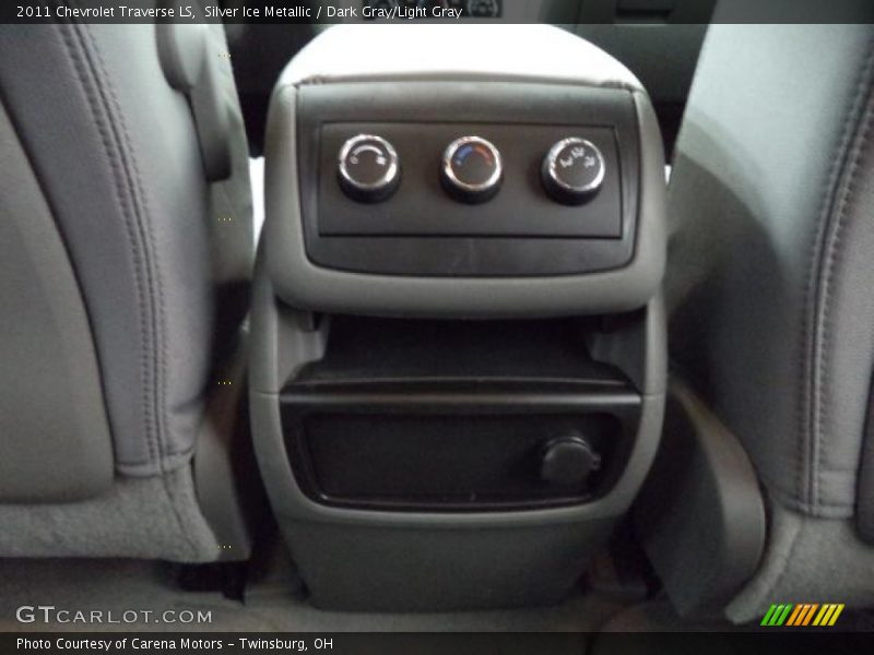 Silver Ice Metallic / Dark Gray/Light Gray 2011 Chevrolet Traverse LS