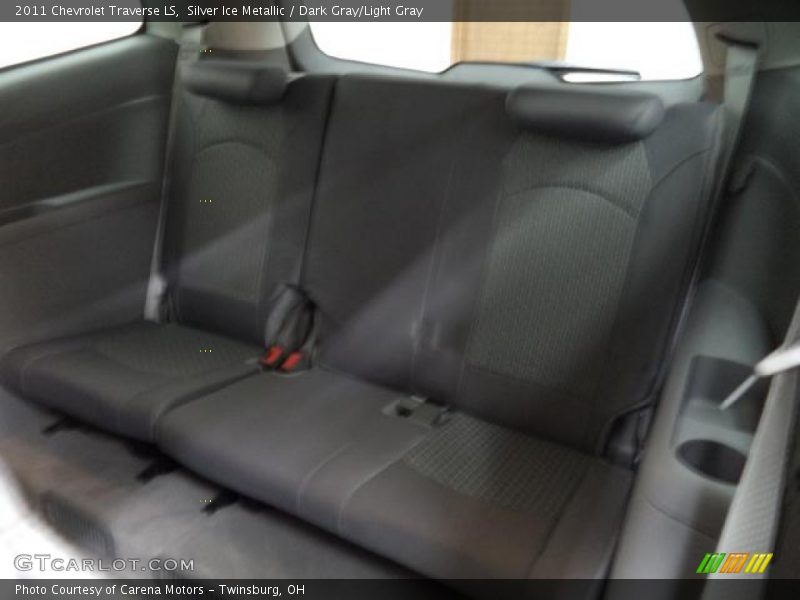 Silver Ice Metallic / Dark Gray/Light Gray 2011 Chevrolet Traverse LS