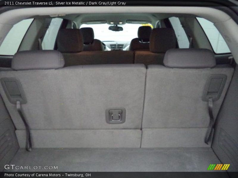 Silver Ice Metallic / Dark Gray/Light Gray 2011 Chevrolet Traverse LS