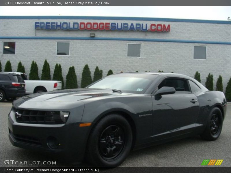 Ashen Gray Metallic / Gray 2012 Chevrolet Camaro LS Coupe