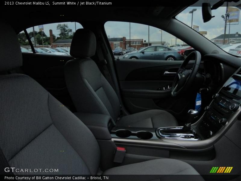 Summit White / Jet Black/Titanium 2013 Chevrolet Malibu LS