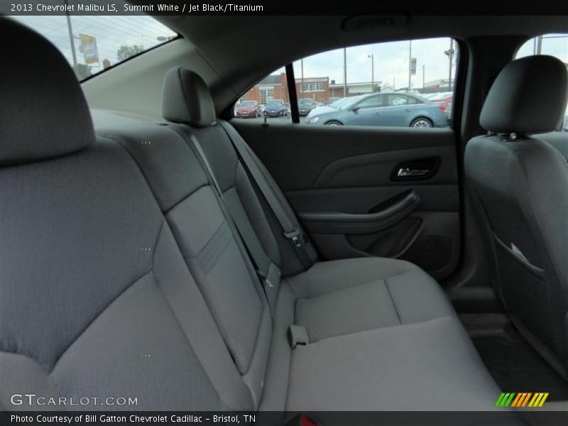 Summit White / Jet Black/Titanium 2013 Chevrolet Malibu LS