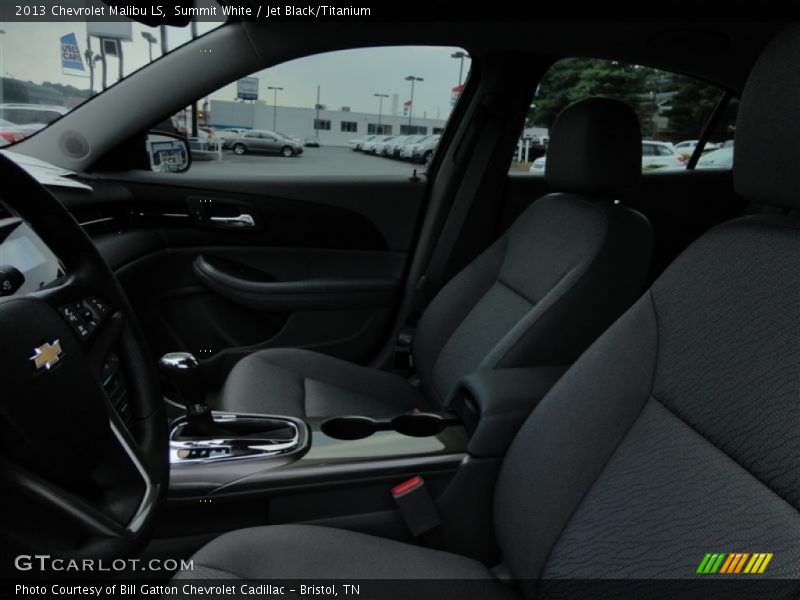 Summit White / Jet Black/Titanium 2013 Chevrolet Malibu LS