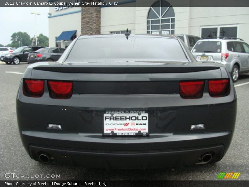 Ashen Gray Metallic / Gray 2012 Chevrolet Camaro LS Coupe