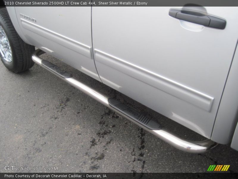 Sheer Silver Metallic / Ebony 2010 Chevrolet Silverado 2500HD LT Crew Cab 4x4