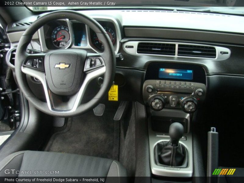 Ashen Gray Metallic / Gray 2012 Chevrolet Camaro LS Coupe