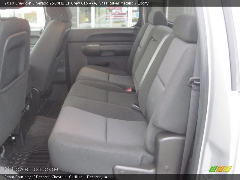 Sheer Silver Metallic / Ebony 2010 Chevrolet Silverado 2500HD LT Crew Cab 4x4