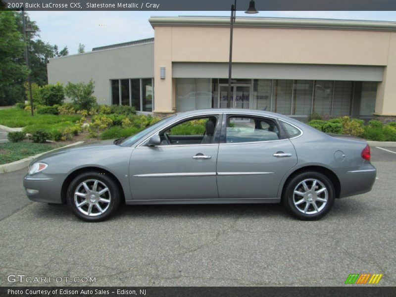 Slatestone Metallic / Gray 2007 Buick LaCrosse CXS