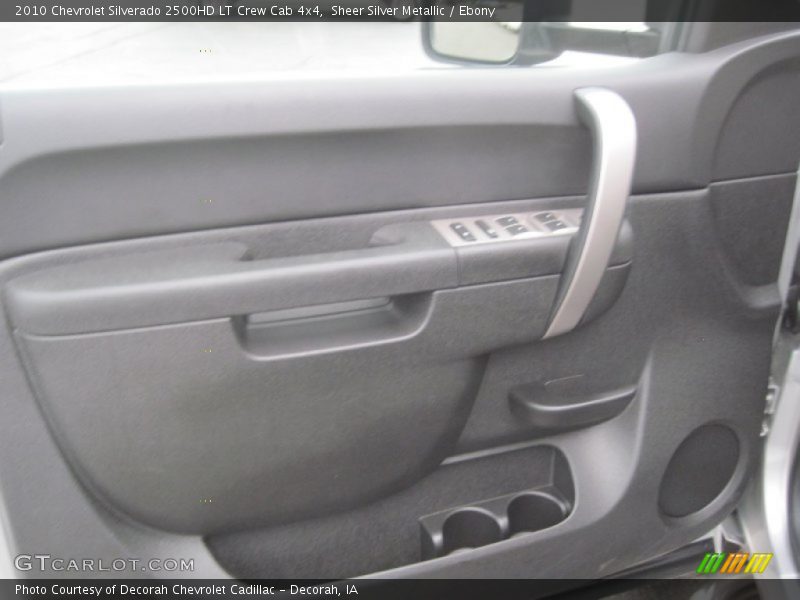 Sheer Silver Metallic / Ebony 2010 Chevrolet Silverado 2500HD LT Crew Cab 4x4