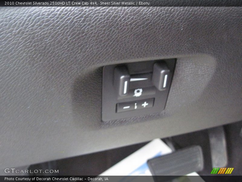 Sheer Silver Metallic / Ebony 2010 Chevrolet Silverado 2500HD LT Crew Cab 4x4