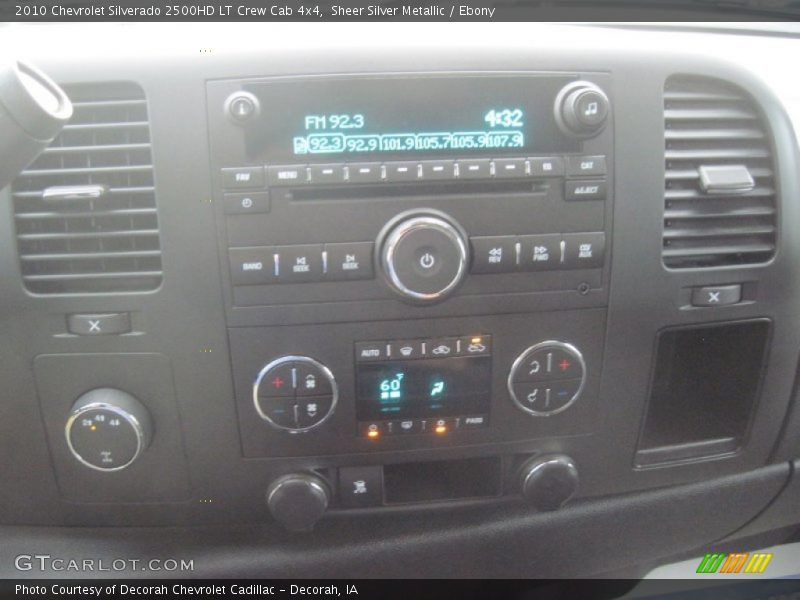 Sheer Silver Metallic / Ebony 2010 Chevrolet Silverado 2500HD LT Crew Cab 4x4