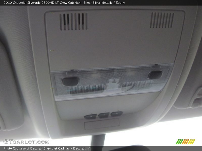 Sheer Silver Metallic / Ebony 2010 Chevrolet Silverado 2500HD LT Crew Cab 4x4
