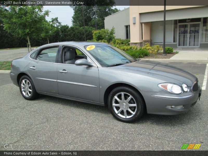 Slatestone Metallic / Gray 2007 Buick LaCrosse CXS