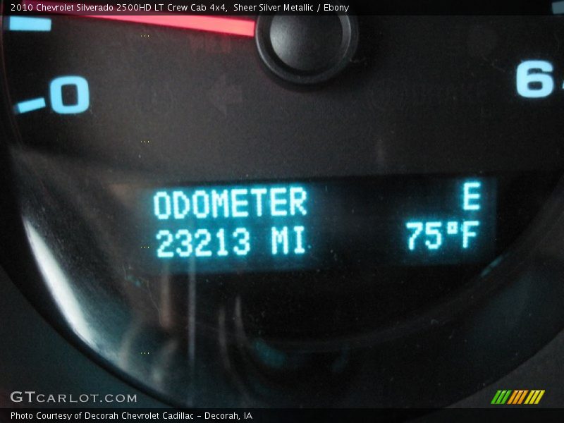 Sheer Silver Metallic / Ebony 2010 Chevrolet Silverado 2500HD LT Crew Cab 4x4