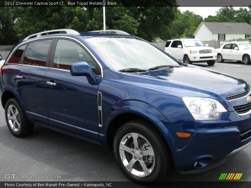 Blue Topaz Metallic / Black 2012 Chevrolet Captiva Sport LT