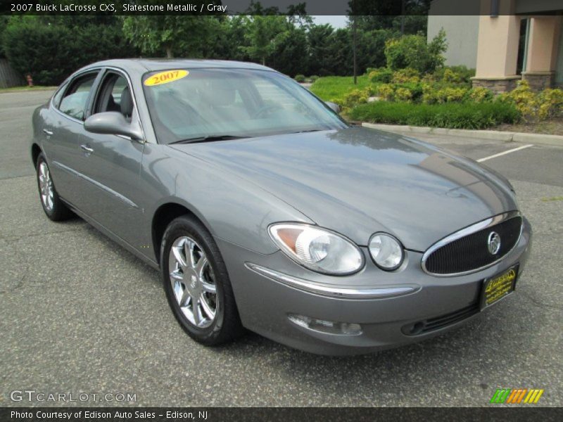 Slatestone Metallic / Gray 2007 Buick LaCrosse CXS