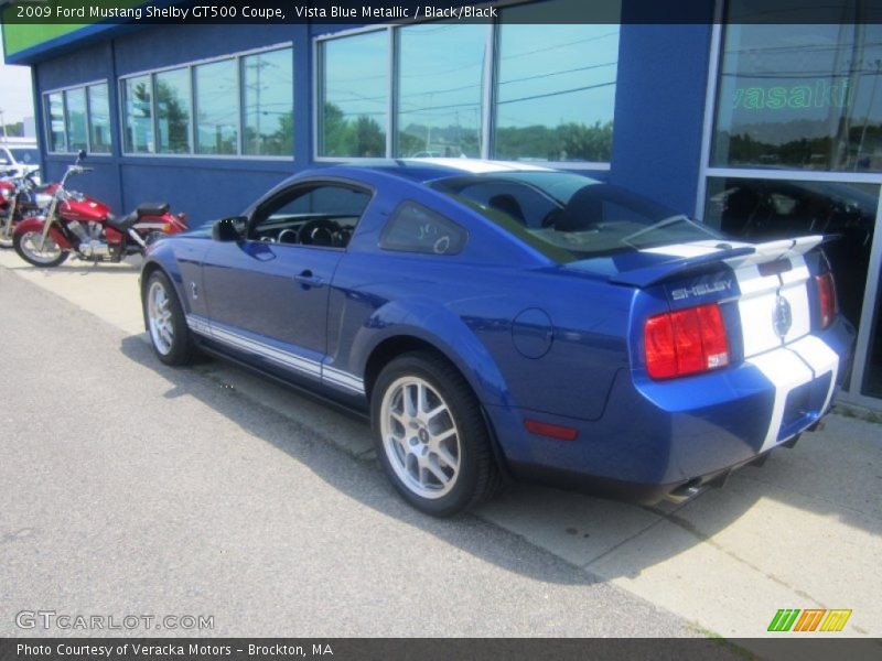 Vista Blue Metallic / Black/Black 2009 Ford Mustang Shelby GT500 Coupe