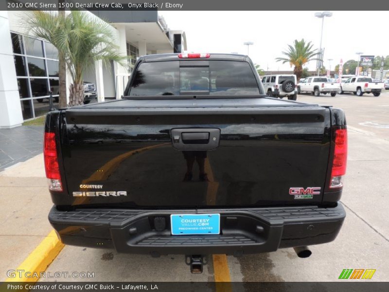 Onyx Black / Ebony 2010 GMC Sierra 1500 Denali Crew Cab