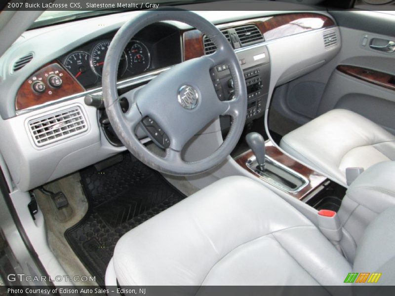 Slatestone Metallic / Gray 2007 Buick LaCrosse CXS