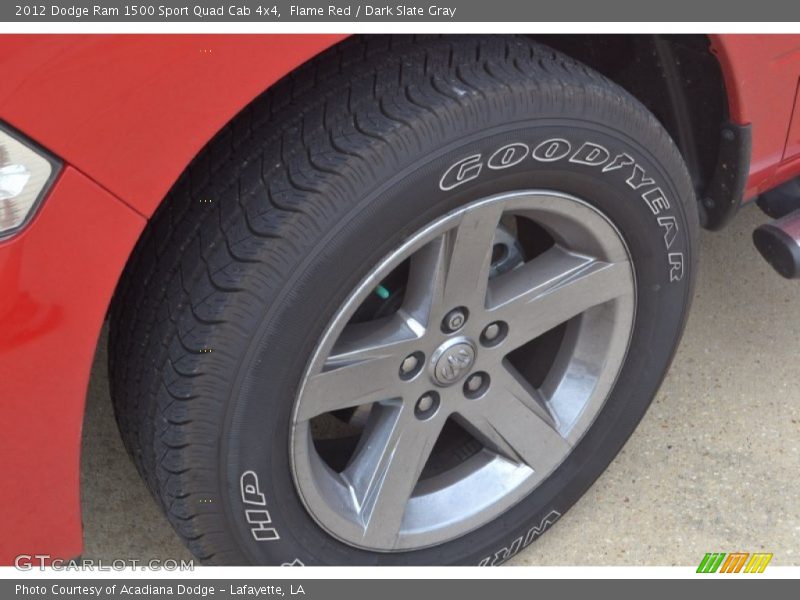 Flame Red / Dark Slate Gray 2012 Dodge Ram 1500 Sport Quad Cab 4x4