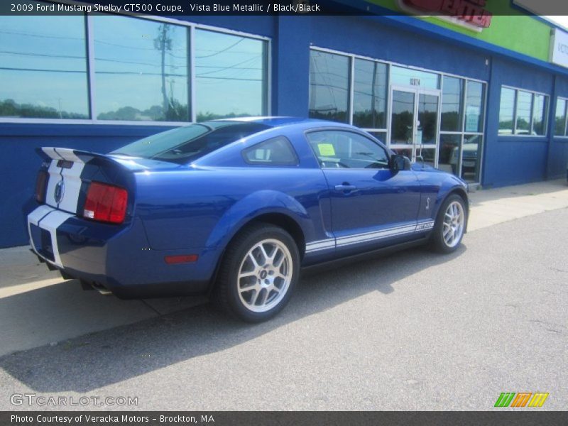 Vista Blue Metallic / Black/Black 2009 Ford Mustang Shelby GT500 Coupe