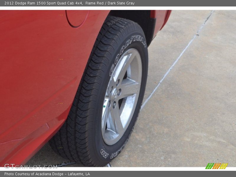 Flame Red / Dark Slate Gray 2012 Dodge Ram 1500 Sport Quad Cab 4x4