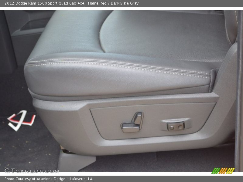 Flame Red / Dark Slate Gray 2012 Dodge Ram 1500 Sport Quad Cab 4x4