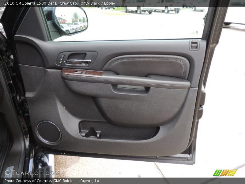 Onyx Black / Ebony 2010 GMC Sierra 1500 Denali Crew Cab