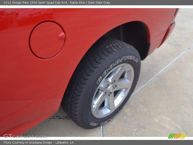 Flame Red / Dark Slate Gray 2012 Dodge Ram 1500 Sport Quad Cab 4x4