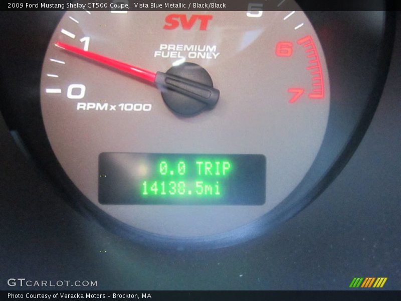 Vista Blue Metallic / Black/Black 2009 Ford Mustang Shelby GT500 Coupe