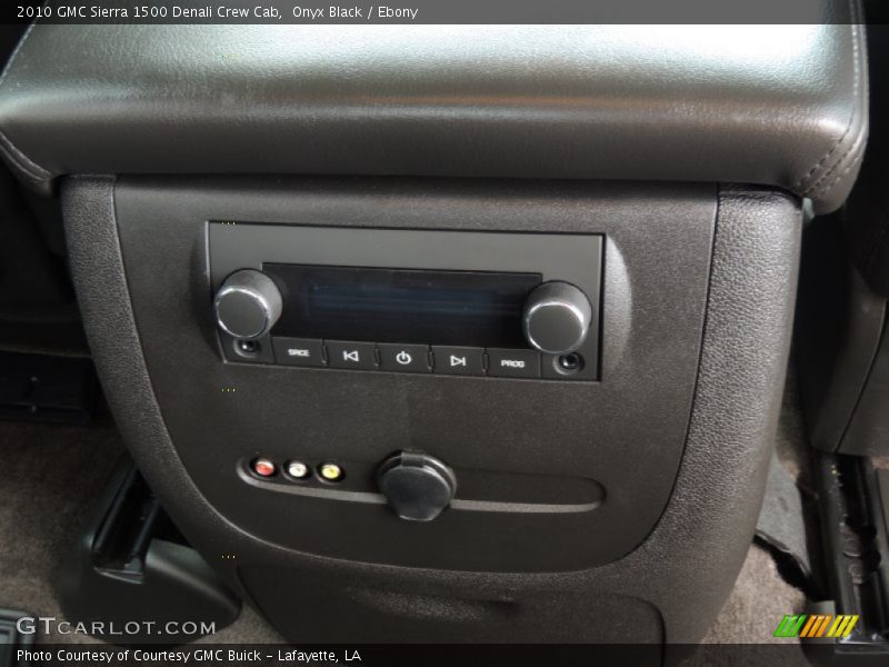 Onyx Black / Ebony 2010 GMC Sierra 1500 Denali Crew Cab