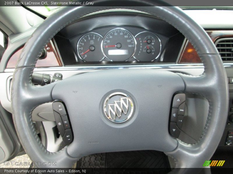 Slatestone Metallic / Gray 2007 Buick LaCrosse CXS