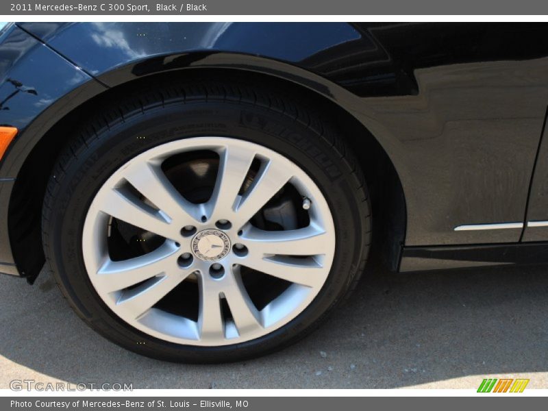 Black / Black 2011 Mercedes-Benz C 300 Sport