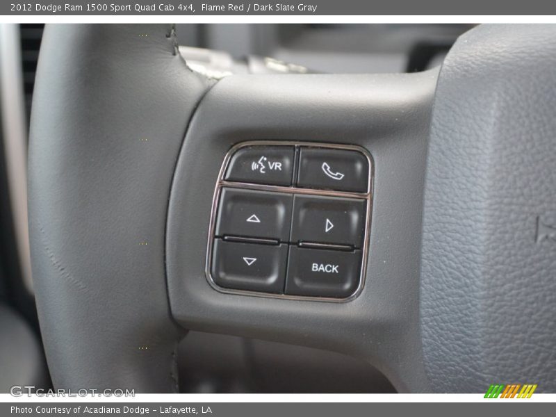 Flame Red / Dark Slate Gray 2012 Dodge Ram 1500 Sport Quad Cab 4x4