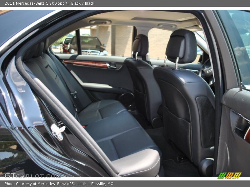 Black / Black 2011 Mercedes-Benz C 300 Sport