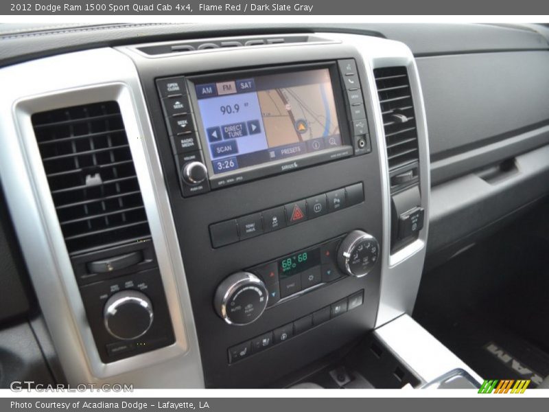Flame Red / Dark Slate Gray 2012 Dodge Ram 1500 Sport Quad Cab 4x4
