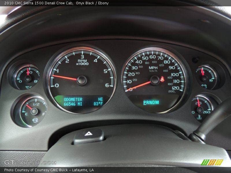  2010 Sierra 1500 Denali Crew Cab Denali Crew Cab Gauges