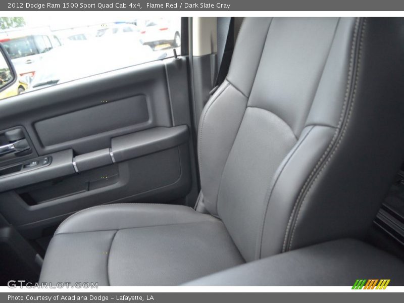Flame Red / Dark Slate Gray 2012 Dodge Ram 1500 Sport Quad Cab 4x4