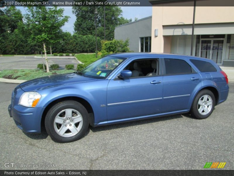 Marine Blue Pearl / Dark Slate Gray/Light Graystone 2007 Dodge Magnum SXT