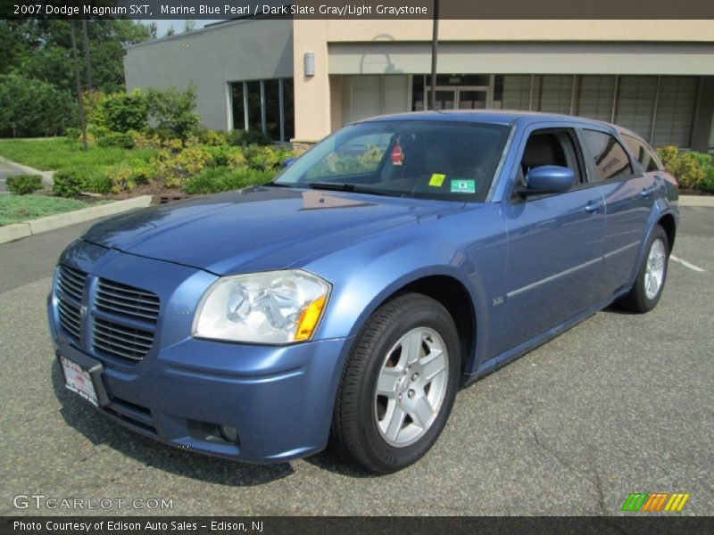 Marine Blue Pearl / Dark Slate Gray/Light Graystone 2007 Dodge Magnum SXT